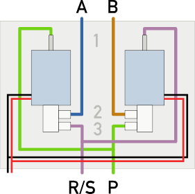 5/2-Wegeventil (4/2-Wegeventil)