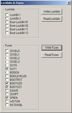 Fuse-Bits 8Mhz